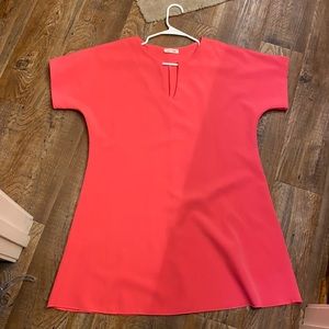 Hot pink a-line dress